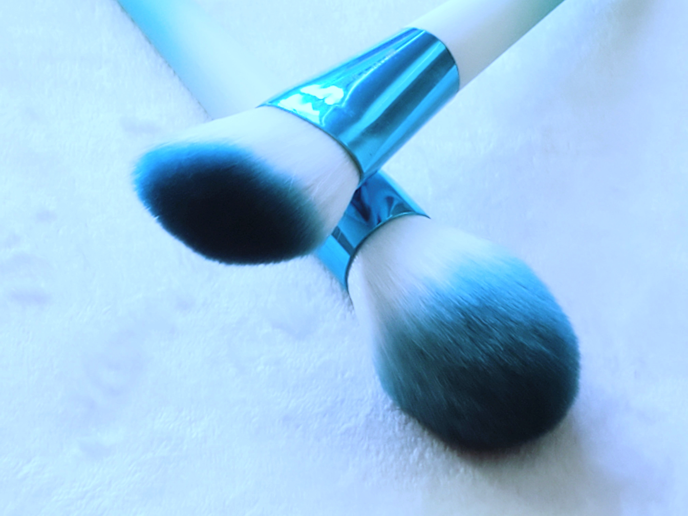 Makeup Brushes- Blue soft