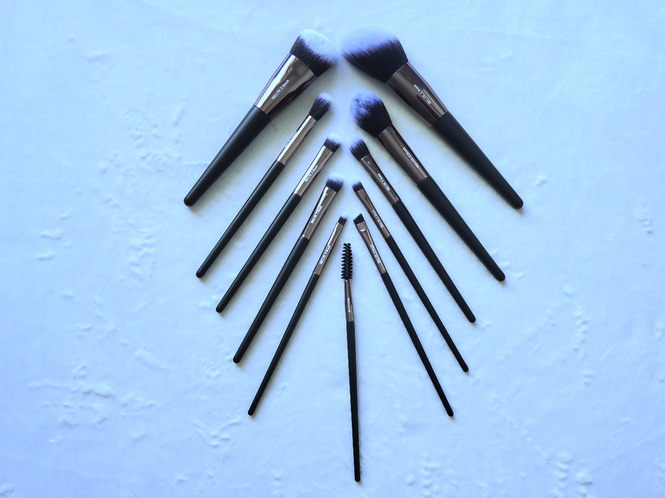 Makeup brushes- Black soft synthetic