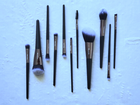 Makeup brushes- Black soft synthetic