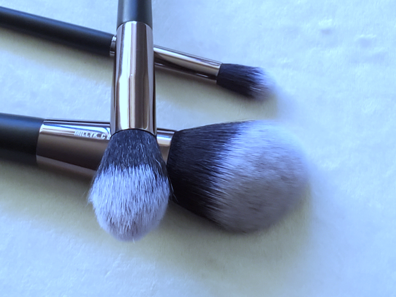 Makeup brushes- Black soft synthetic